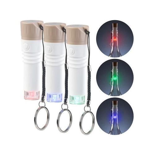 Pack De 3 Bouchons Lumineux Rechargeables - Lumière Rgb