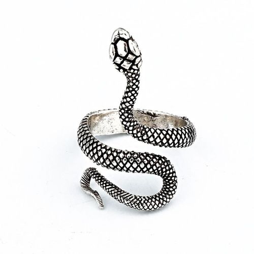 Ensemble De Bagues De Luxe En Strass Vert Pour Femmes, 6 Pièces/Ensemble, Vintage, Cristal, Serpent, Réglable, En Métal, Ensemble De Bijoux