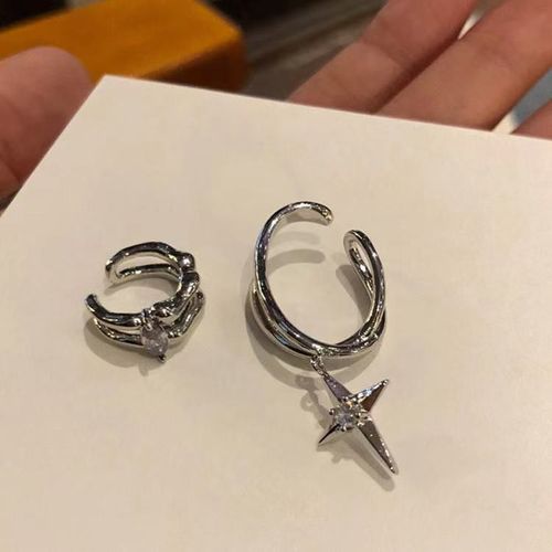 Boucles D'oreilles Gothiques Pour Femmes, Chaîne Torsadée En Métal, Croix En Pierre De Lune, Goutte, Tendance, Bijoux, Vente En Gros