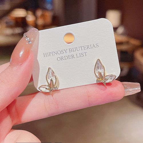 Petites Boucles D'oreilles En Forme De Lucioles Pour Femmes, Bijoux De Luxe Léger Et Charmant, Pierre De Lune, Exquis, Cadeaux Pour Étudiantes, Livraison Gratuite, 2022