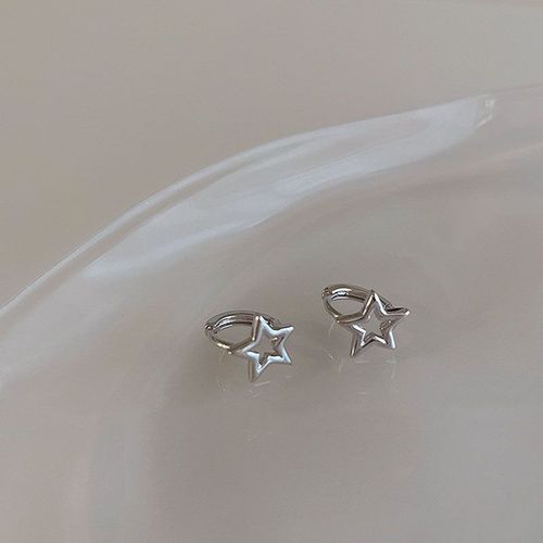 Y2k-Boucles D'oreilles Gothiques En Argent Pour Femme, Pentagramme, Étoile, Punk, Document Helix, Piercing Oreille, Sophia, Ongles, Accessoires Bijoux