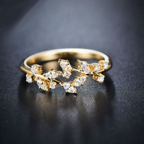 Bague En Zircon Pour Femmes Et Filles, Bijoux En Forme De C¿Ur, Strass Papillon, Forme Irrégulière, Nouvelle Collection 2022