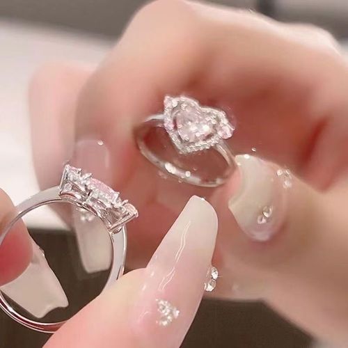 Bracelet Coeur En Cristal Rose Brillant Pour Femme, Collier Egirl Sweet Cool, Ensemble De Matiques Esthétiques, Cadeau De Bijoux De Mariage, Nouveau, 2023