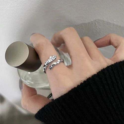 Bague Punk En Forme De Gouttelette Pour Femme, Vintage, Gothique, Cristal Vert, Bague Pour Femme, Hip Hop, Bijoux De Fête, Cadeau, Nouvelle Mode, 2023