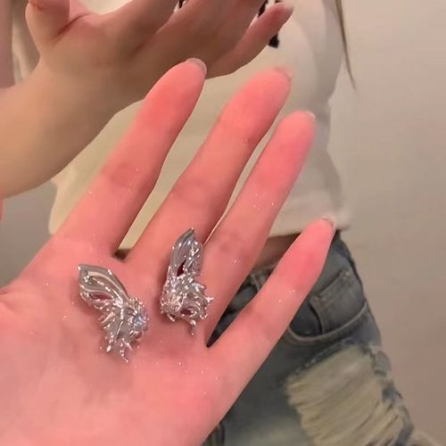Réinitialisation D'oreille D'elfe Papillon Pour Femmes Et Filles, Manchette D'oreille En Métal Liquide, Pas De Piercing, Boucles D'oreilles Punk, Bijoux À La Mode, Chimdesign, 2022