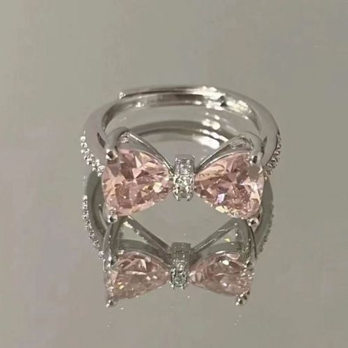 Bague Papillon En Cristal Violet Avec Ouverture Réglable Pour Femme, Bague Étoile Irrégulière Liquide, Accessoires De Bijoux Vintage, Esthétique Fille
