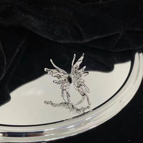 Bague Ouverte En Forme De C¿Ur Pour Femmes, Bijou De Luxe Kpop Rose, Bijoux Esthétique Grunge Vintage, Accessoires Emo Y2k, Nouvelle Collection 2022