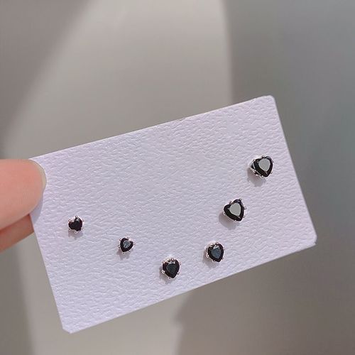 Boucles D'oreilles De Tempérament En Cristal Rose Pour Femmes, Piercing Pour Oreilles, Mode Coréenne, Personnalité, Y2k, Nouveau, 2023, Ensemble De 6 Pièces