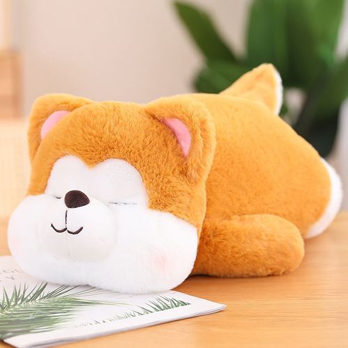 Série Goodnight, poupée oreiller en peluche, cochon mignon, poupée Shiba Inu, cadeau pour fille, panda Shiba Inu-30 cm 0,14 kg