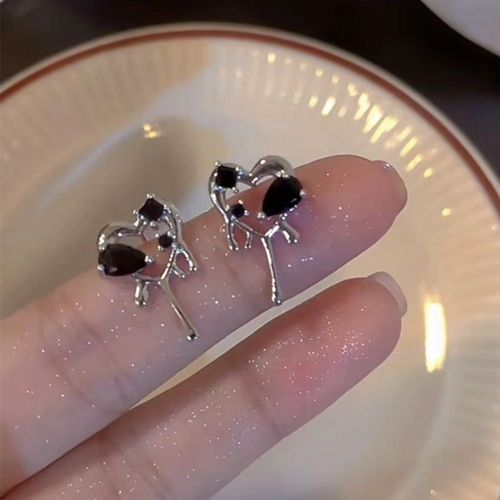 Boucles D'oreilles Pendantes En Pierre De Lune En Métal Liquide, Croix Irrégulière, Goutte De Pierre De Lune, Bijoux Tendance Pour Jeune Fille, Vente En Gros