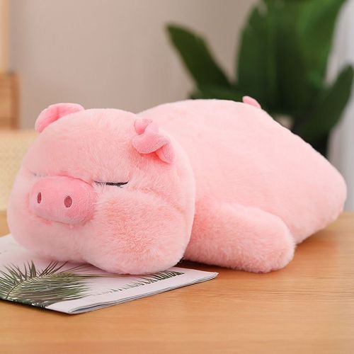 Série Goodnight, poupée oreiller en peluche, cochon mignon, poupée Shiba Inu, cadeau pour fille, panda Cochon rose - 30 cm 0,14 kg
