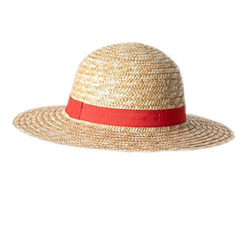 Enfants Adultes Été Tissé Chapeau De Paille Bande Rouge Japonais Pirate Plage Seau Casquette Livraison Directe