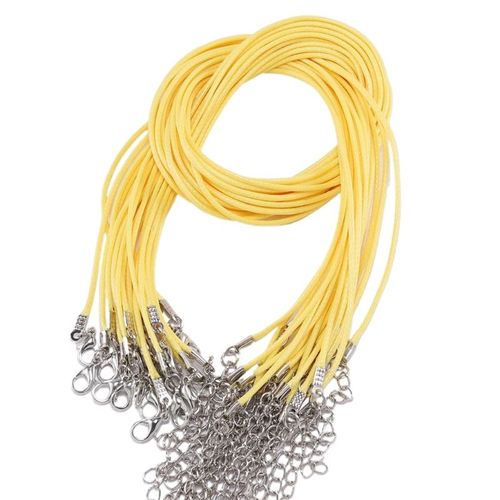 Corde Tressée Réglable En Cuir Faite À La Main Avec Fermoir Ster Corrigé, Colliers Pendentif Bricolage, Breloque Résultats, Livraison Directe, 1.5mm