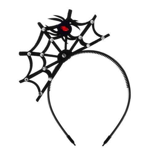 Spider Web Shape Hair Hoop Cute Photoshoot Hair Holder Rave Party Headwear Dropship