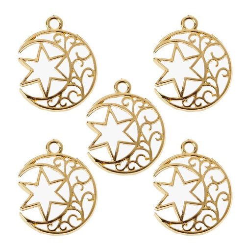Collier Pendentif Avec Cadre En Métal Doré, 6 Pièces, Mignon Cadre Ajouré, Chaton Chat, Uv, Résine Époxy, Outils, Accessoires Faits À La Main