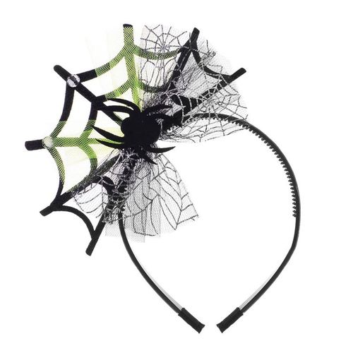 Spider Web Shape Hair Hoop Cute Photoshoot Hair Holder Rave Party Headwear Dropship