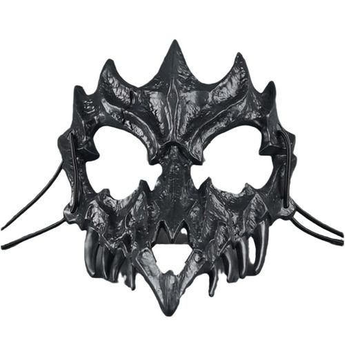 Masque Japonais En Plastique Pour Halloween, Dragon, Dieu, Loup, Cosplay, Squelette, Animal, Unisexe, Fête, Spectacle Sur Scène, Livraison Directe