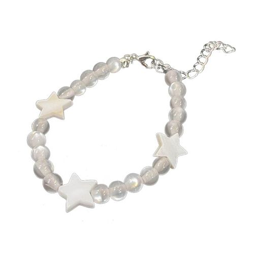 Mode Étoile Perles Bracelets À La Main Élastique Cordon Bracelets Mignon Opale Bracelet Été Bijoux Cadeau Pour Femmes Livraison