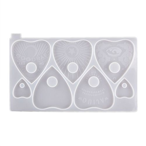 Planche De Ouijas Gothiques, Pendentif En Forme De C¿Ur, Porte-Clés, Moule En Résine, Planchette Avec Trou, Moule En Résine De Silicone, Artisanat D'art