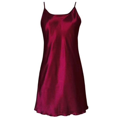 Chemise De Nuit En Satin Pour Femmes Night Party Mini Full Slip Home Bedroom Repos Casual Dropship