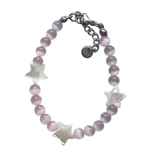 Mode Étoile Perles Bracelets À La Main Élastique Cordon Bracelets Mignon Opale Bracelet Été Bijoux Cadeau Pour Femmes Livraison