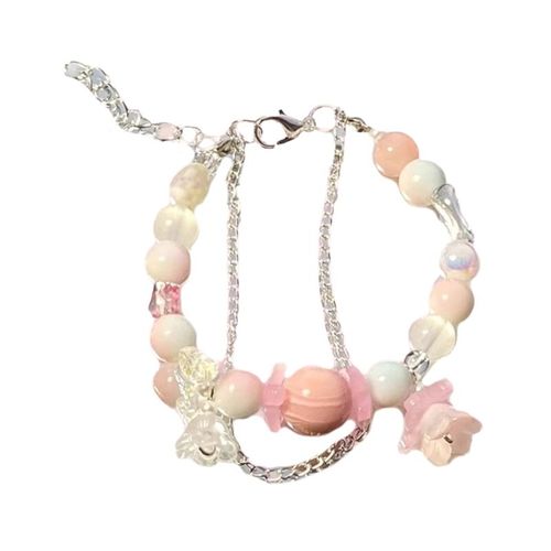 Mode Cristal Perlé Bracelets Bracelets Doux Réglable Charme Bracelets Téléphone Chaîne D'été Bijoux Pour Femmes Dropship