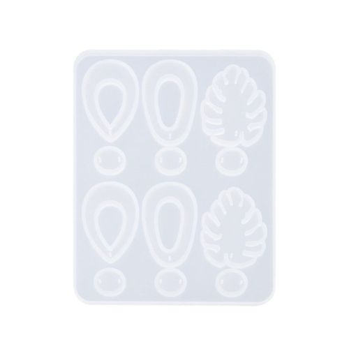 Moule En Résine Époxy Cristal Boucles D'oreilles Pendentif Moulage Moule En Silicone Bricolage Artisanat Bijoux Outils De Fabrication
