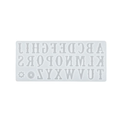 3 Tailles Anglais Lettre Porte-Clés Bricolage Époxy Artisanat Pendentif Boucles D'oreilles Bijoux Moule Livraison Directe