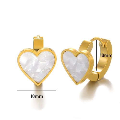Boucles D'oreilles Coquillage En Acier Inoxydable Pour Femme, Étoile Vintage, Coeur D'amour, Papillon, Crevaison D'oreille, Bijoux, Cadeaux De Noël