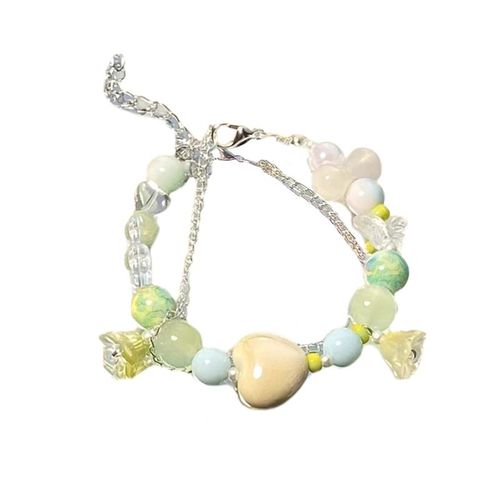 Mode Cristal Perlé Bracelets Bracelets Doux Réglable Charme Bracelets Téléphone Chaîne D'été Bijoux Pour Femmes Dropship