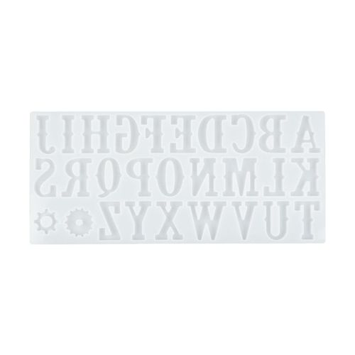 3 Tailles Anglais Lettre Porte-Clés Bricolage Époxy Artisanat Pendentif Boucles D'oreilles Bijoux Moule Livraison Directe