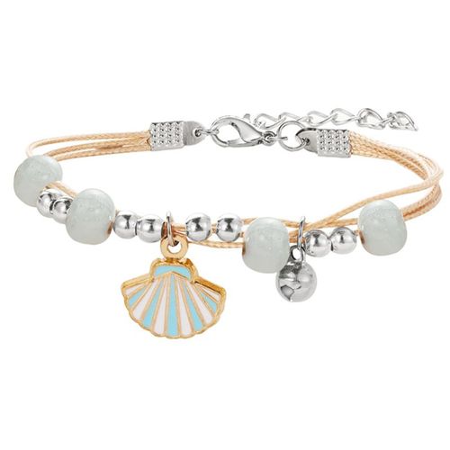 Bracelets À Breloques En Céramique Vintage, Joli Papillon, Requin Quantique, Bracelet Multicouche Pour Femme, Étudiante, Couple, Bijoux Bohèmes, Cadeau
