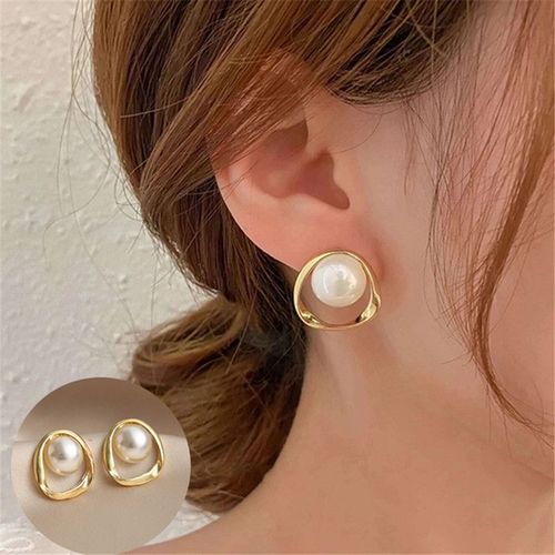 Mode Rose Tulipe Perle Boucles D'oreilles Élégance Simple Queue De Poisson Fleur Coeur Boucles D'oreilles Pour Les Femmes Filles Fête D'été Bijoux Cadeaux