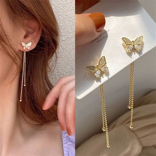 Mode Rose Tulipe Perle Boucles D'oreilles Élégance Simple Queue De Poisson Fleur Coeur Boucles D'oreilles Pour Les Femmes Filles Fête D'été Bijoux Cadeaux