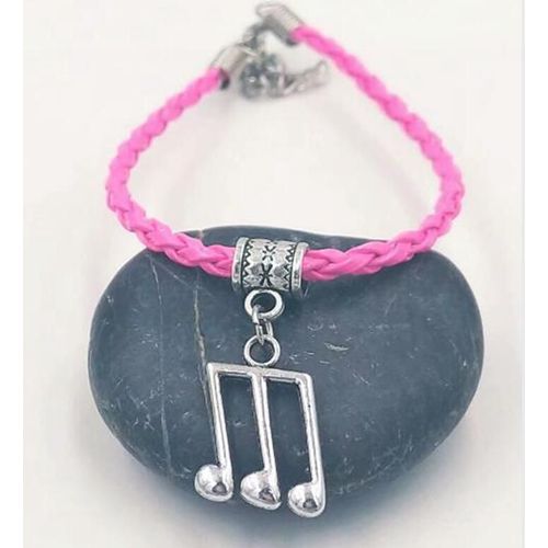 Bracelet En Ulen Cuir Multicolore, Breloque À Thème Musical, Note De Musique, Microphone, Tambour, Jetreble, Alef, Nouveau, Expédition Rapide, 20 Pièces