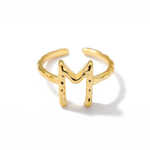 A-Z Initiale Lettre Anneaux Pour Hommes Femmes Réglable Charmes Akatsuki Anneaux Romantique Couple Doigt Vintage Anneau Bijoux Ami Cadeaux
