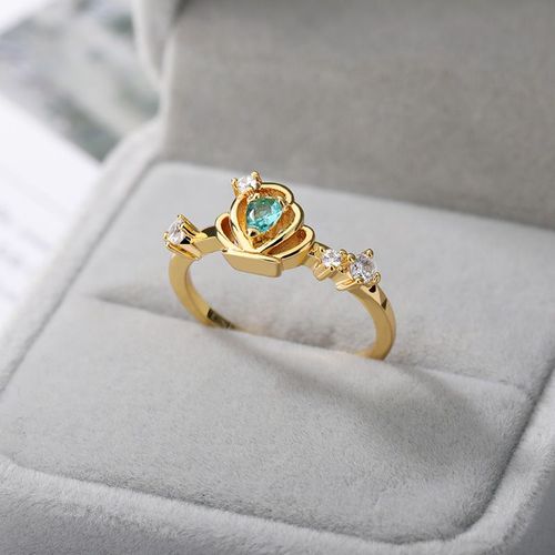 Bagues En Cristal Vert Clair Pour Femmes, Bijoux De Plage D'été Hawaïen, Bagues Vintage, Cadeaux D'amitié Pour S¿Urs