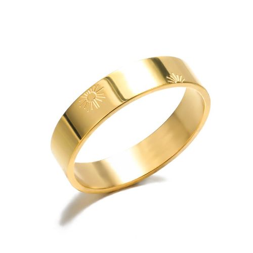 Bagues De Documents En Or En Acier Inoxydable Pour Femmes Et Hommes, Soleil Sculpté, Chiffre Romain, Bague Arabe, Couple, Coeur, Bijoux Arabes, Cadeau D'amant