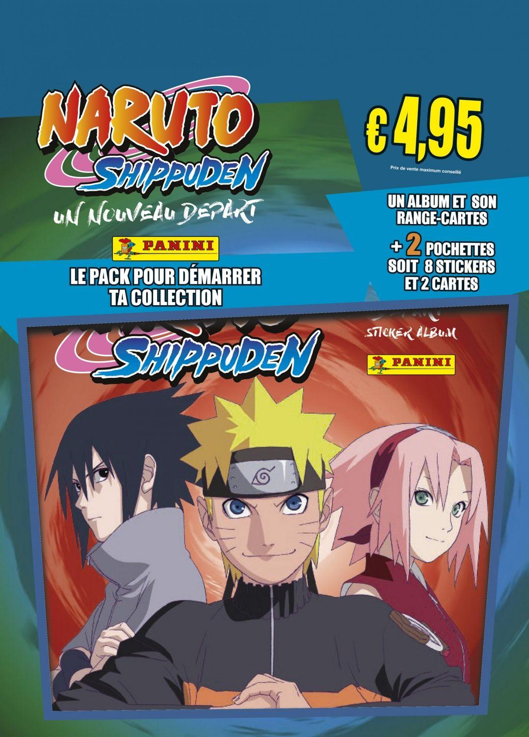 Carte à collectionner Panini Boîte 36 pochettes Naruto Shippuden