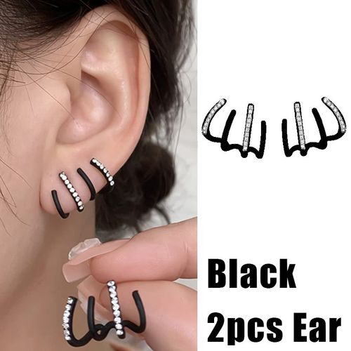 Boucles D'oreilles Papillon Vintage Couleur Or Argent Pour Femmes, Clip D'oreille En Métal Sans Piercing, Bijoux Cadeaux