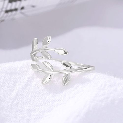 Bagues En Cuir Chevelu De Laurier Pour Femmes, Bague De Couple, Bijoux De Mariage, Cadeau De Noël, Bague Vertébrale