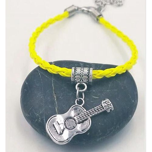 Bracelet En Ulen Cuir Multicolore, Breloque À Thème Musical, Note De Musique, Microphone, Tambour, Jetreble, Alef, Nouveau, Expédition Rapide, 20 Pièces