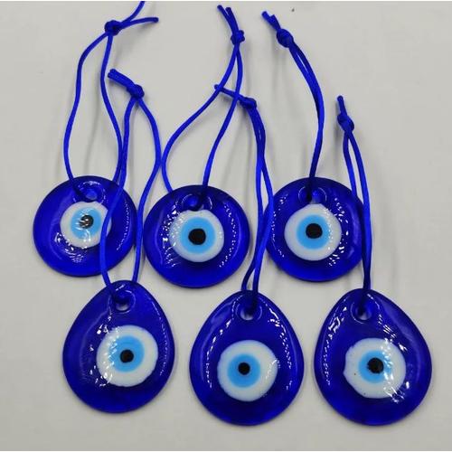 Pendentif Mauvais ¿Il Bleu En Forme De Goutte, 20 Pièces, Décoration En Verre Porte-Bonheur, Pendentif Mauvais ¿Il Pour Mur De Bureau, Sac À Dos, Maison, Pendentif Clé