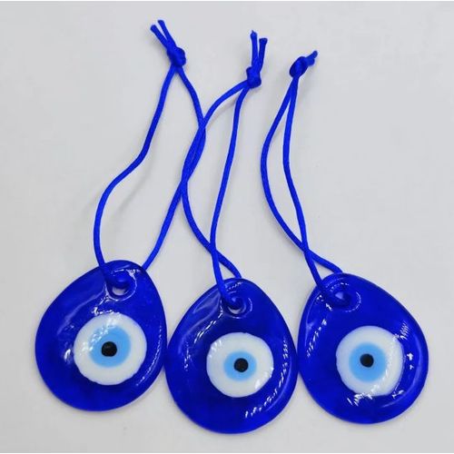 Pendentif En Verre Bleu Mauvais ¿Il, Fait À La Main, Porte-Bonheur Traditionnel, Pour Bureau, Mur, Maison, Sac À Dos, Clé, 10 Pièces