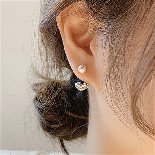 Boucles D'oreilles Coréennes Sans Piercing Pour Femmes, Clip D'oreille En Métal, Perle, Fleur, Queue De Poisson, Coeur, Bijoux Cadeaux, 216.239., 2022