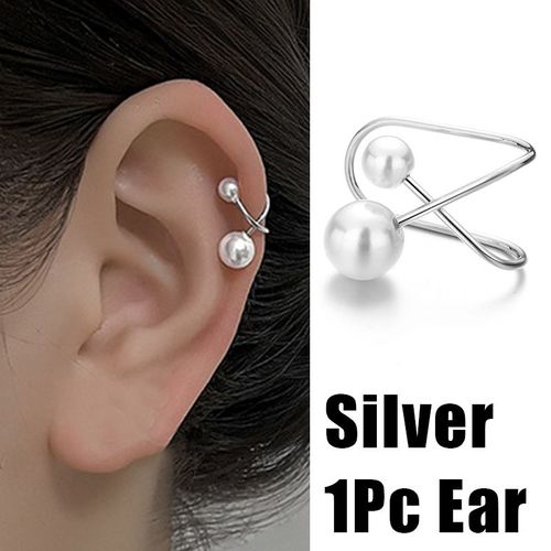 Boucles D'oreilles Coréennes Sans Piercing Pour Femmes, Clip D'oreille En Métal, Perle, Fleur, Queue De Poisson, Coeur, Bijoux Cadeaux, 216.239., 2022
