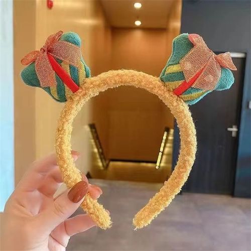 Serre-Tête De Noël Pour Filles, Mignon, Serre-Tête, Père Noël, Elk, Bonhomme De Neige, Accessoires De Coiffure, Cadeaux De Noël