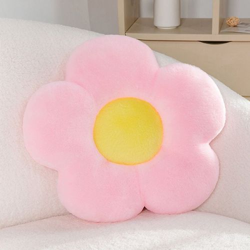 Coussin De Fleurs En Pétales, Oreiller De Maison, Marguerite, Décoration De Maison Simple, Poupée Marionnette Rose-50cm*42cm