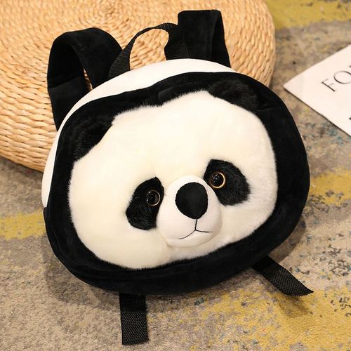 Sac À Dos Panda En Peluche Pour Enfants, Sac D'école Pour Filles, Sac À Goûter, Cadeau Grand Sac À Dos - 22 X 26 Cm / 0,15 Kg