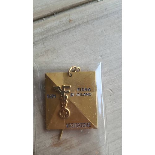 Insigne Broche Fiera Di Milano 1971